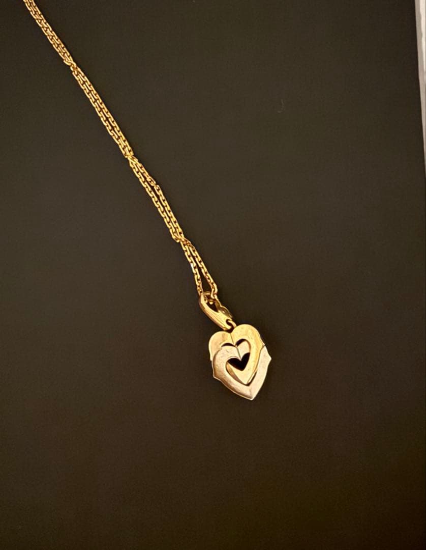 Cartier ハート型ペンダント ネックレス