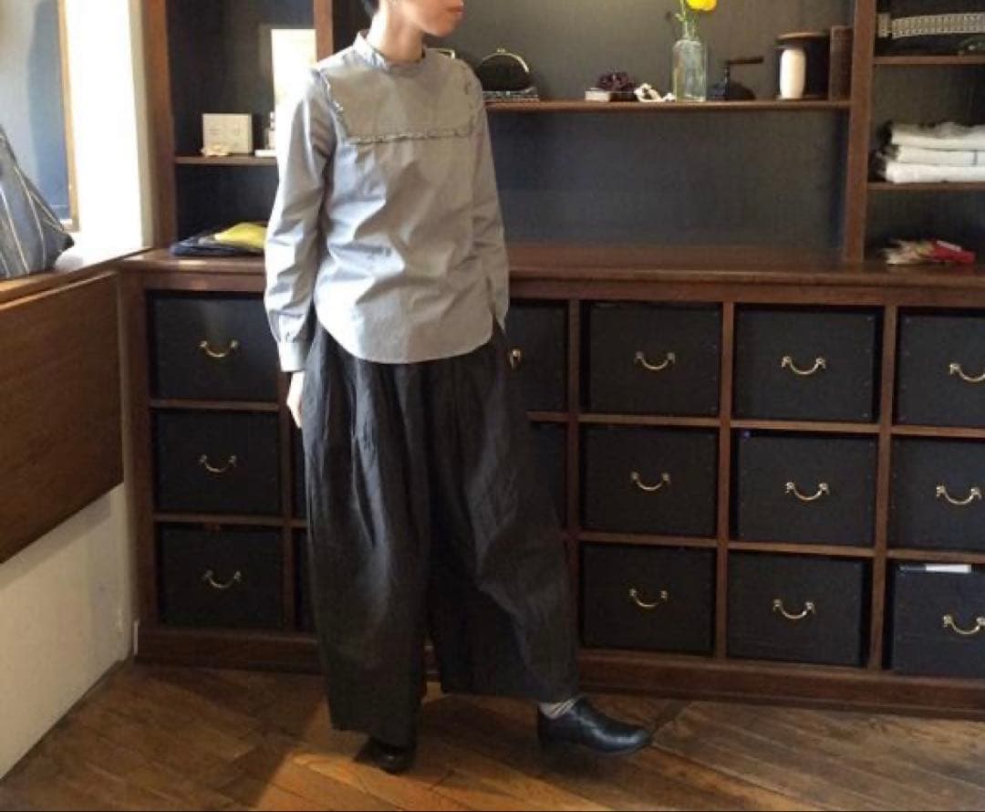 美品 Lisette リゼッタ カティヤ キュロットパンツ コットンリネン