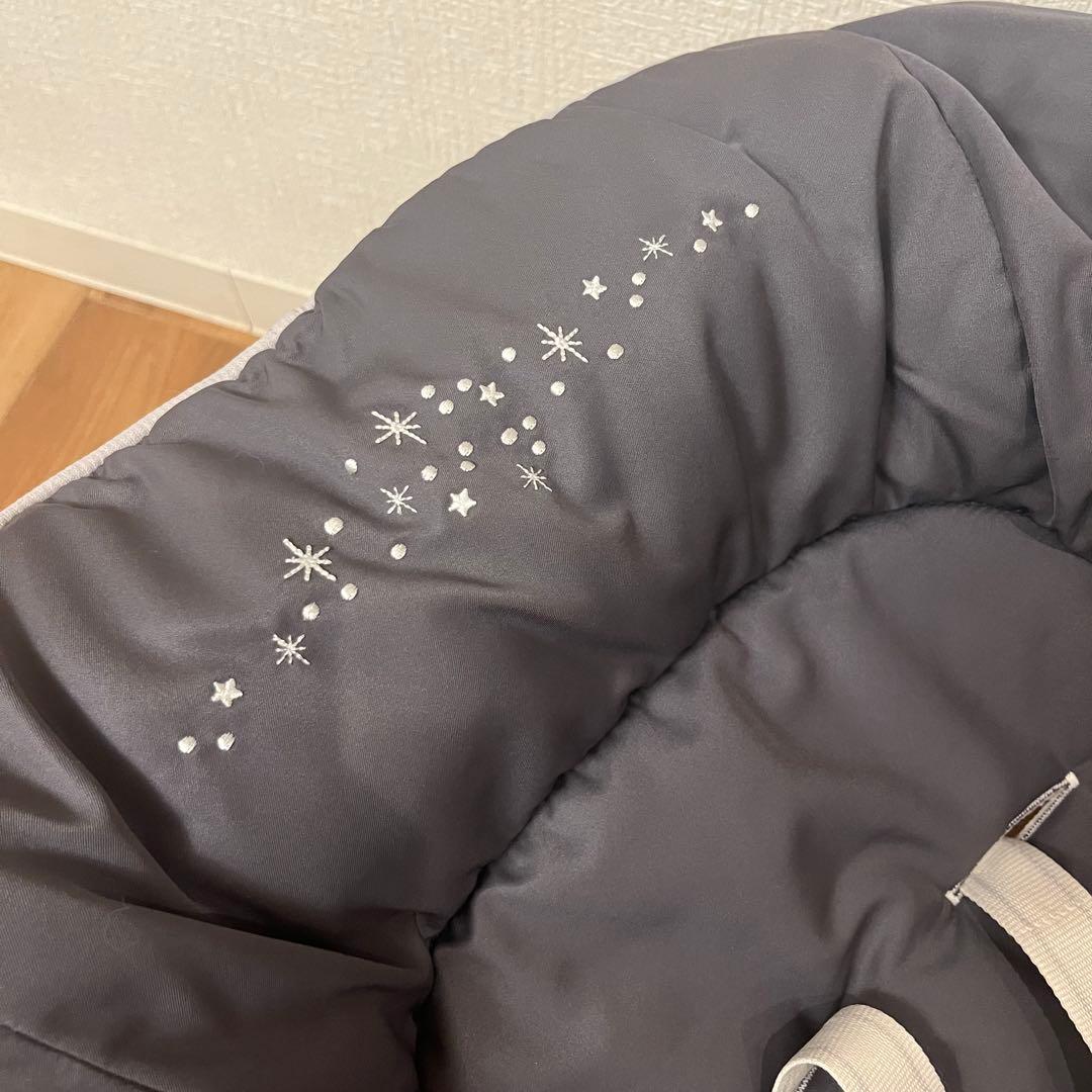 【美品】 コンビ ハイローチェア ネムリラ FF セサミグレー リバーシブル