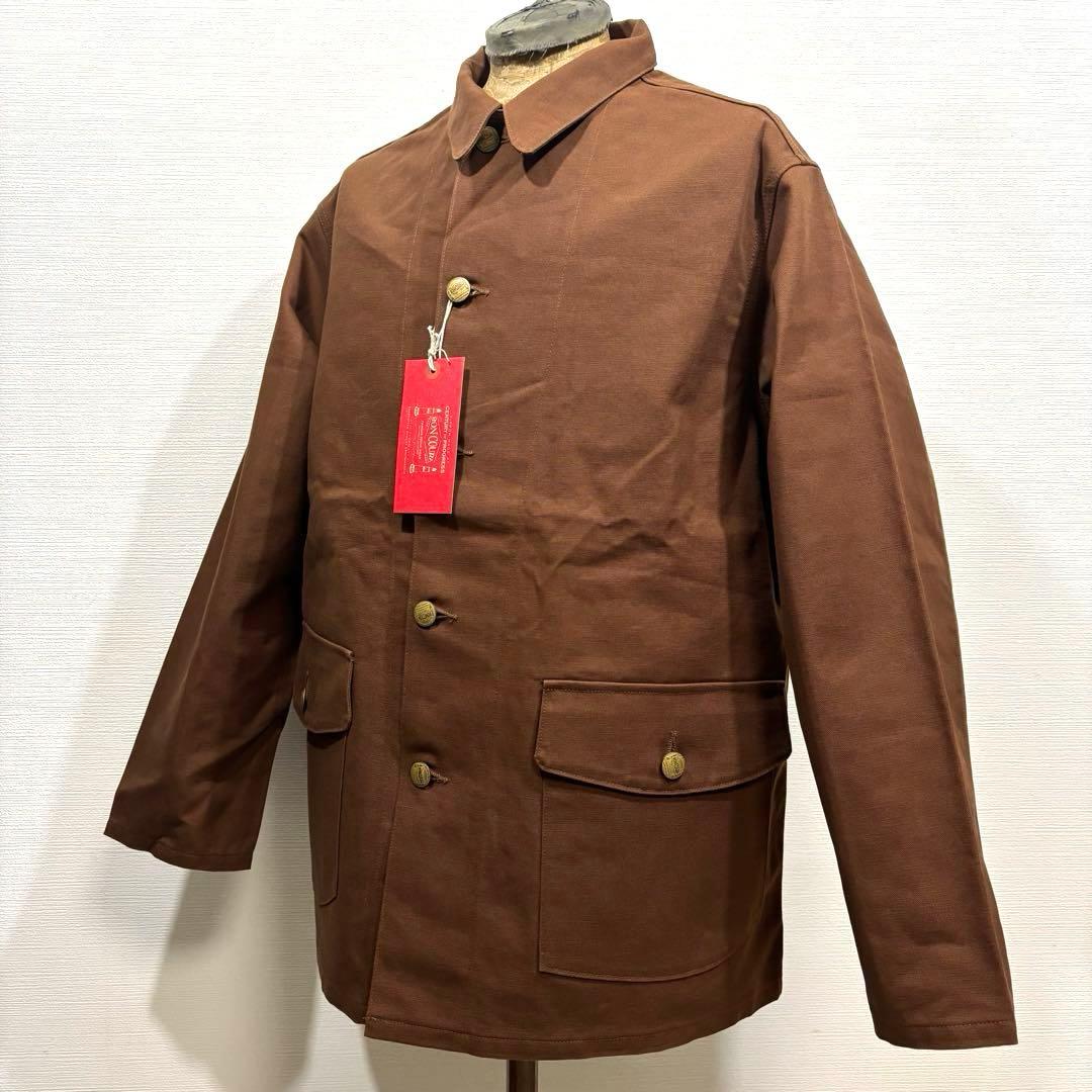 日本製 42 新品 Coverall U.S. Army Duck brown