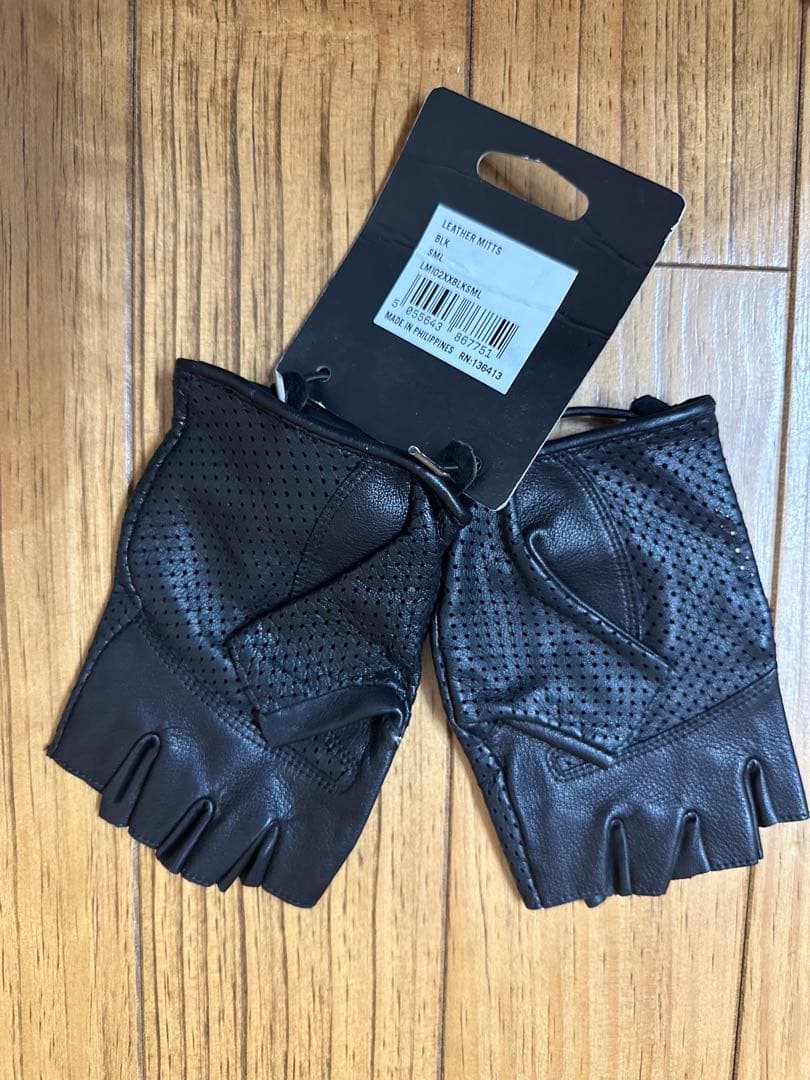 Rapha City Leather Mitts ブラック S サイズ　ラファ