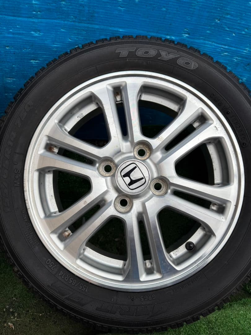 ホンダ純正ホイール　14インチ スタッドレス　155/65R14 19年製