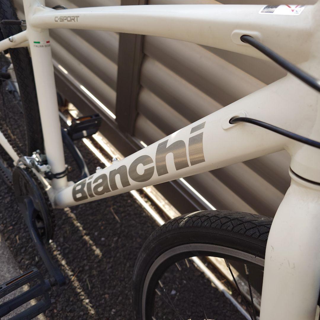 ビアンキ　C-SPORT クロスバイク　ホワイト　43サイズ