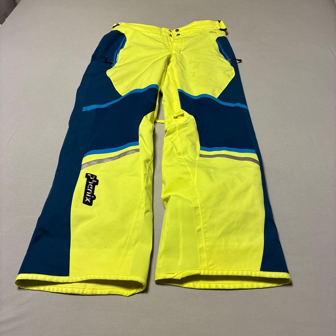 メンズPhenix スキーウェア イエロー/ブルー上下