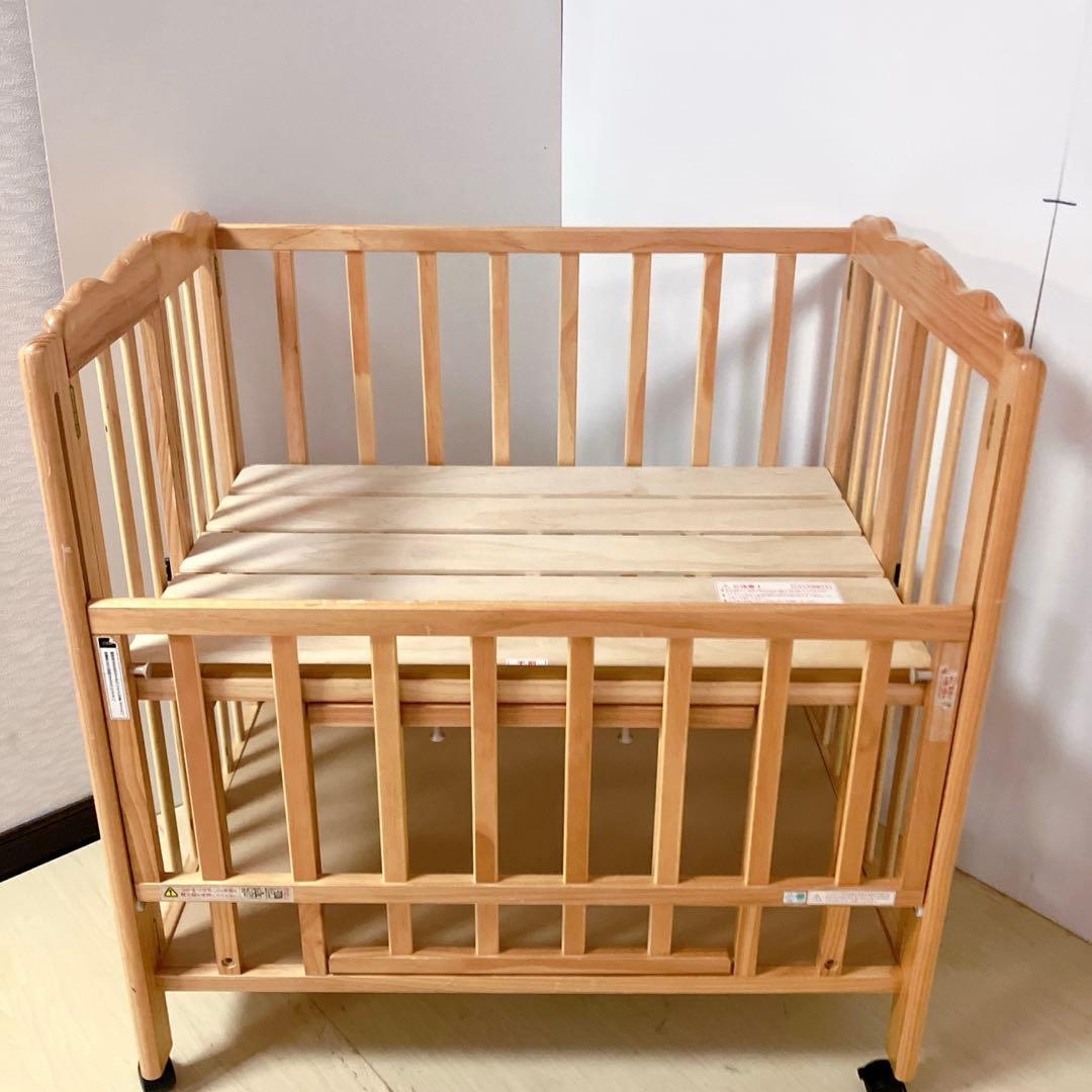 大和屋　yamtoya パタン　ミニベビーベッド キャスター付　※ 直接取引のみ