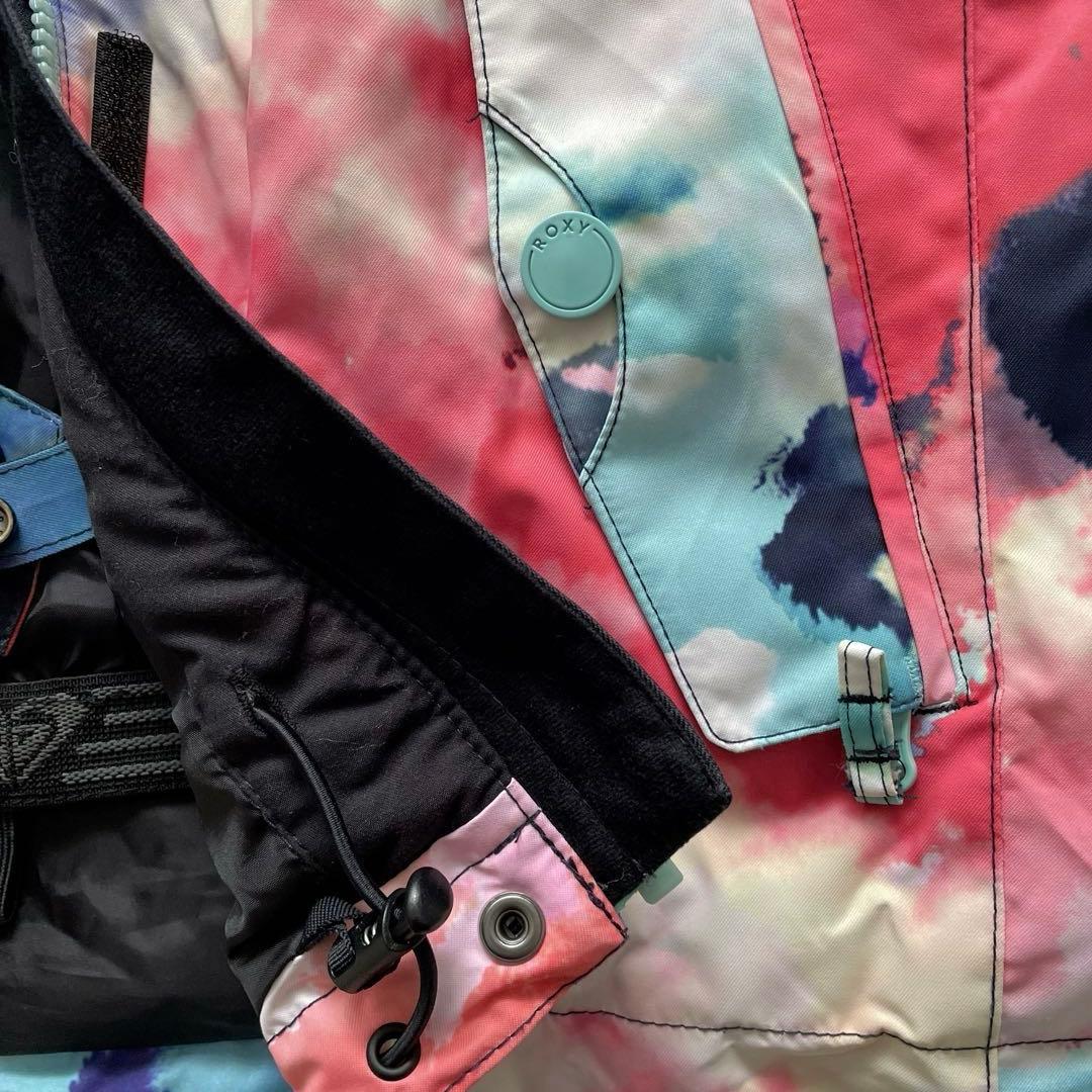 美品✴︎ROXY スノーボードウェア 上下セット マルチカラー M レディース