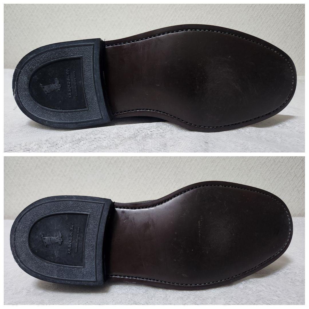 【使用2回】REGAL　リーガル　24.5cm　プレーントゥ　グレインレザー