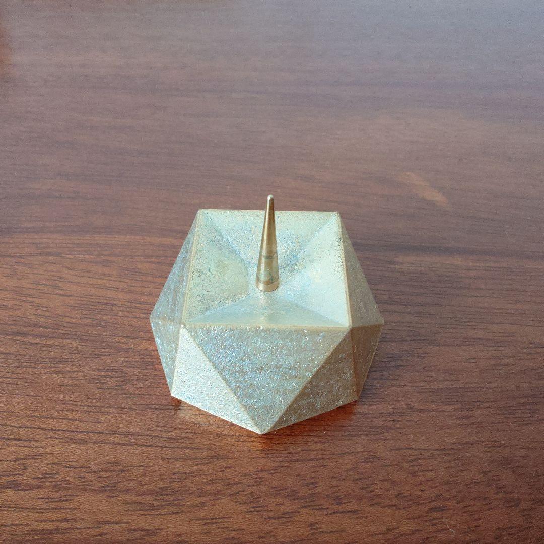 大與　蝋台　２４ 角　真鍮　キャンドルスタンド