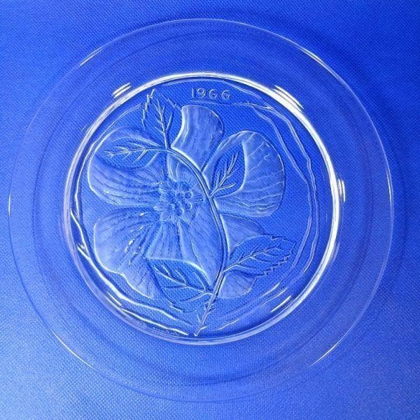 感謝セール ラリック イヤープレート クリスタルガラス 飾り皿 アンティーク