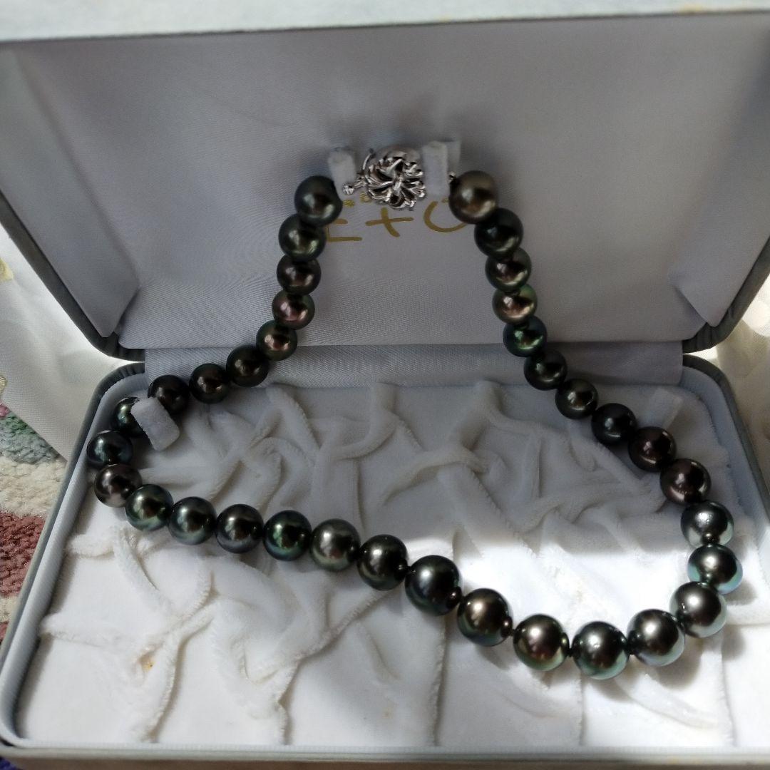 黒パ−ルネックレス