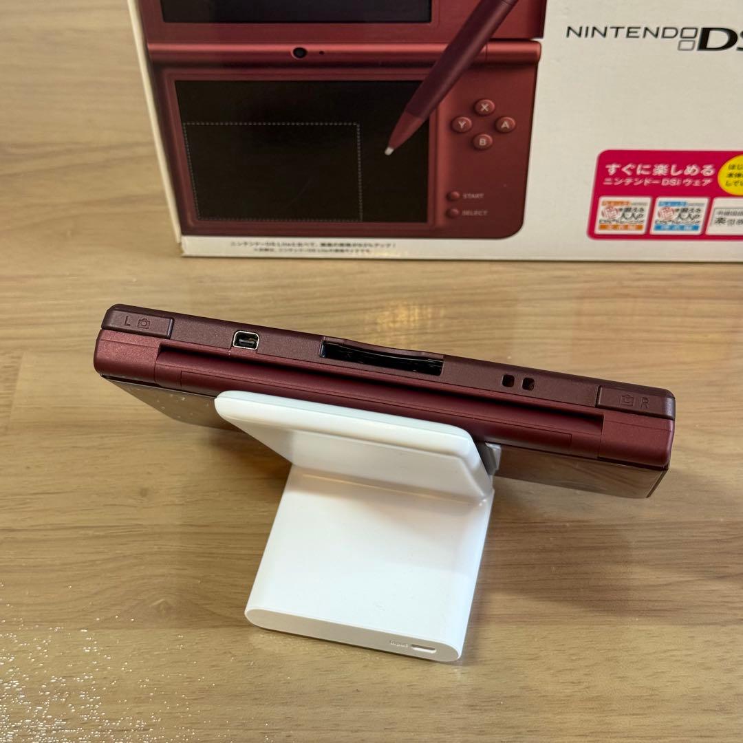 6-169 ニンテンドーDSi LL ワインレッド 箱付き