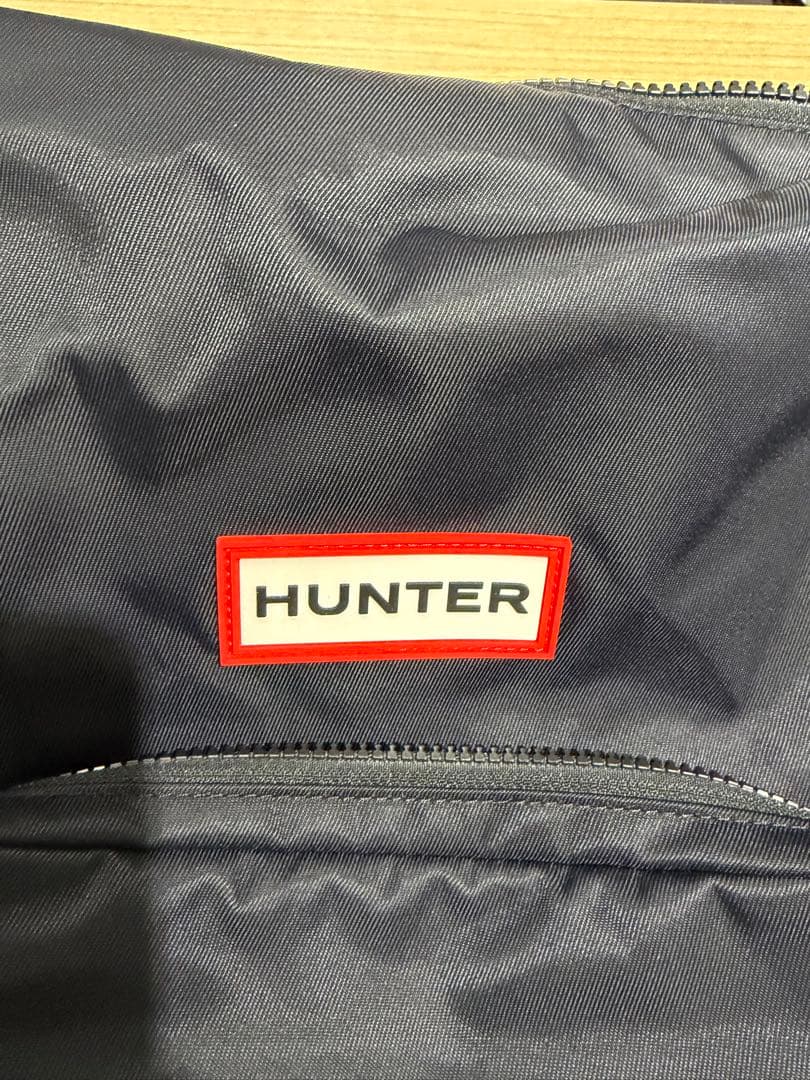 【美品】HUNTER ナイロン パイオニア ラージ トップクリップ リュック 黒