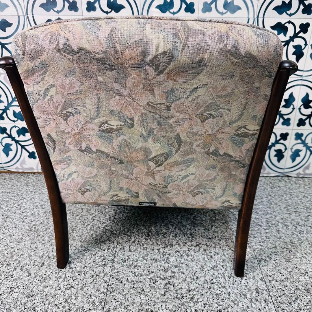 カリモク家具 木製 家具 椅子 アームチェア 1人掛けソファ