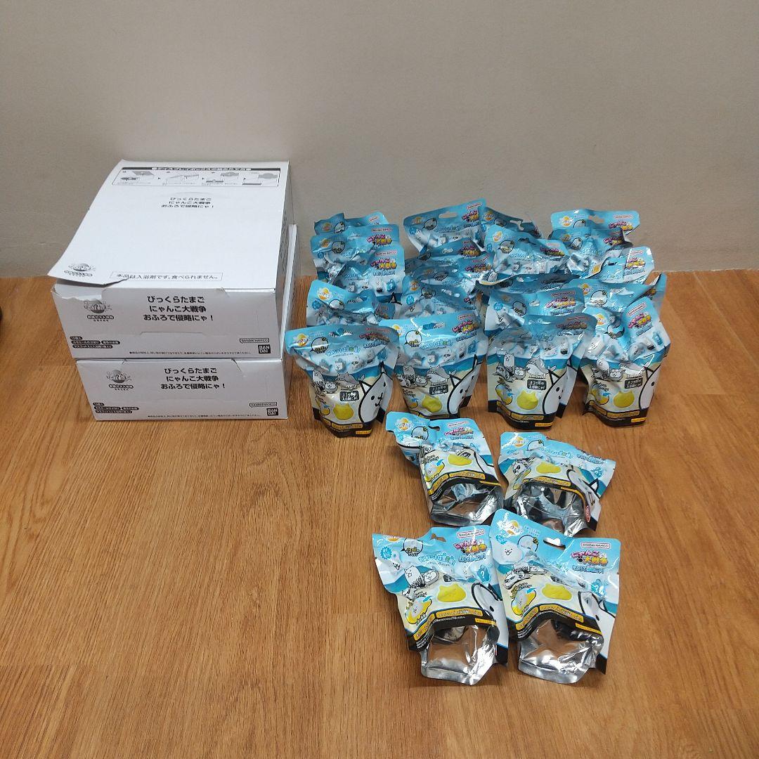 MC4[新品・未開封] びっくらたまご にゃんこ大戦争 入浴剤 全24個セット