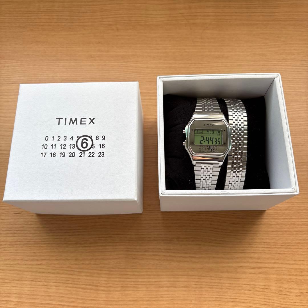 TIMEX Maison Margiela mm6 時計　シルバー　マルジェラ