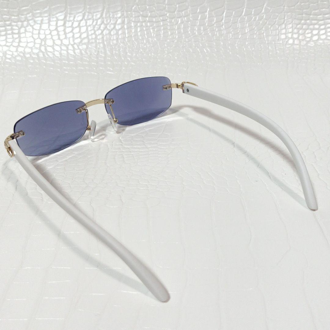 リムレス■サングラス■Y2K■調光レンズ■クリア↔グレー■未使用品■⑳