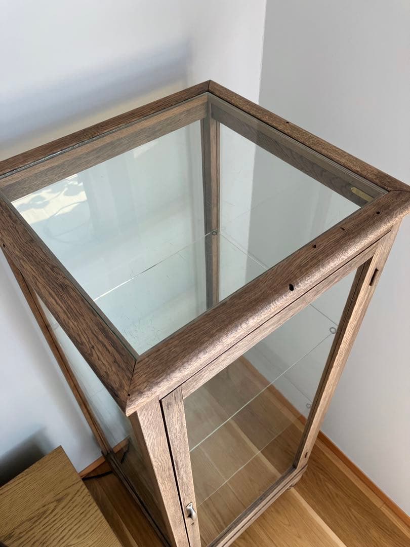 【タロスケ】icca イッカ ガラス ショーケース キャビネット