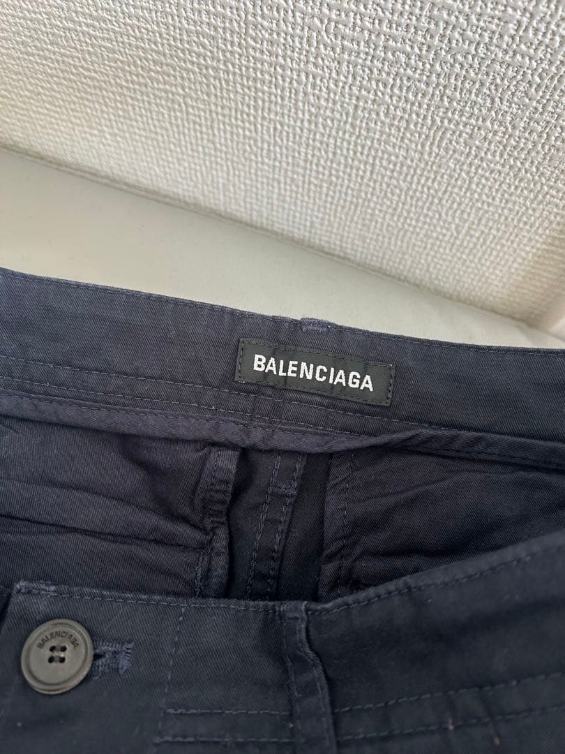 な*ず様 BALENCIAGA ネイビー カーゴパンツ 19aw