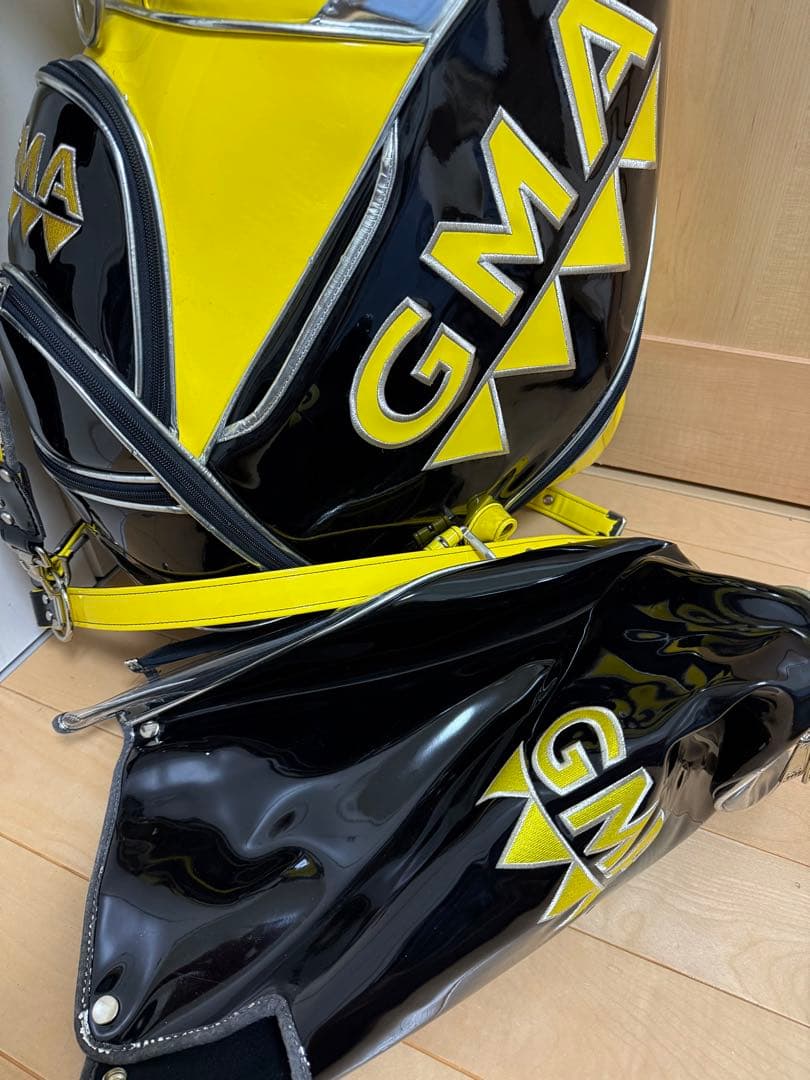 限定★GMA★キャディバッグ★ゴルフ★エナメル★ゴルフバッグ★尾崎将司★ジャンボ