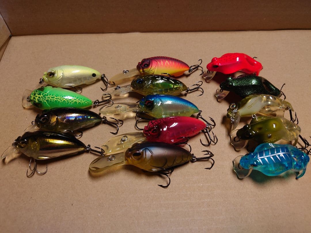 バス釣り引退セット　メガバス　エバーグリーン　ガンクラフト