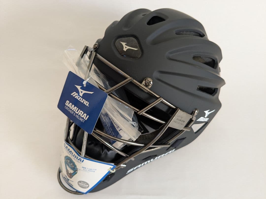 新品未使用品 US Mizuno SAMURAI キャッチャーヘルメット
