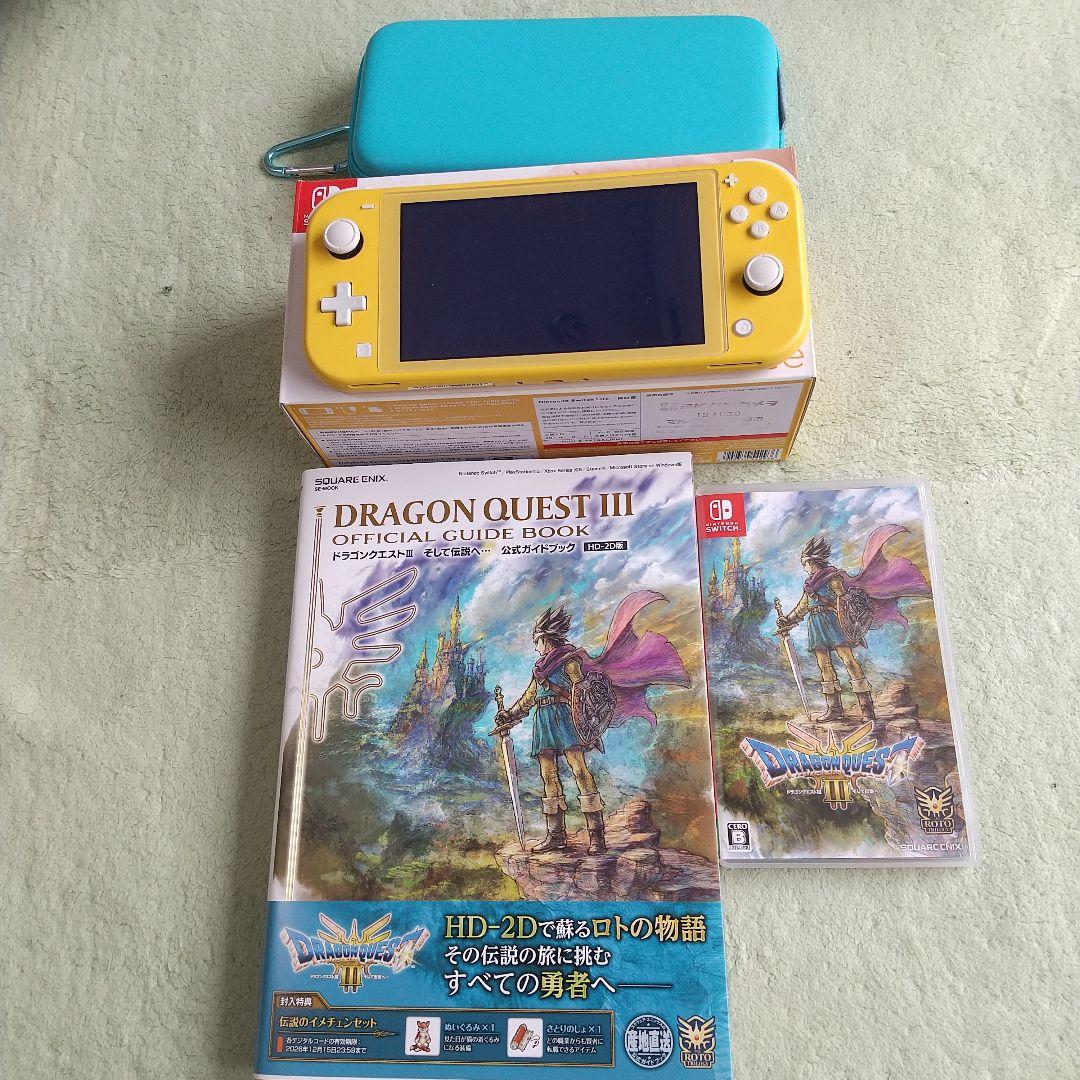 Nintendo Switch Lite+ ドラクエIII＋本＋ケース
