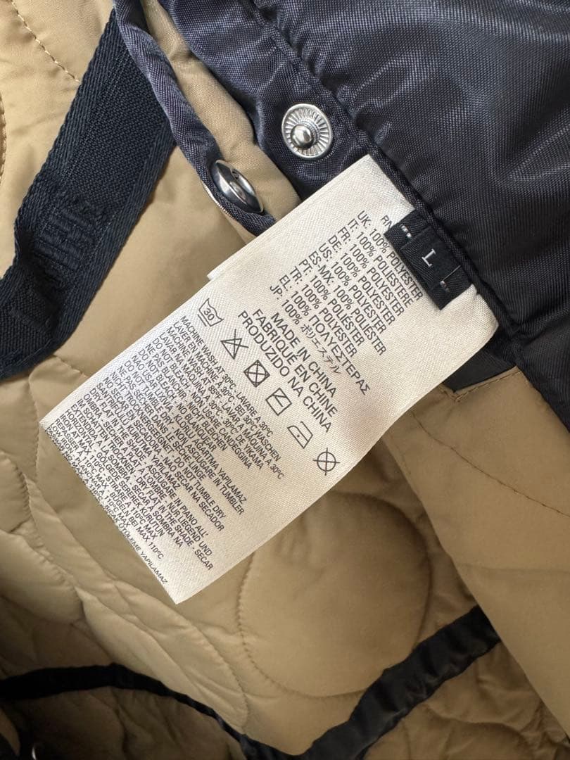 DIESEL フード付き バイカラー モッズコート L ディーゼル