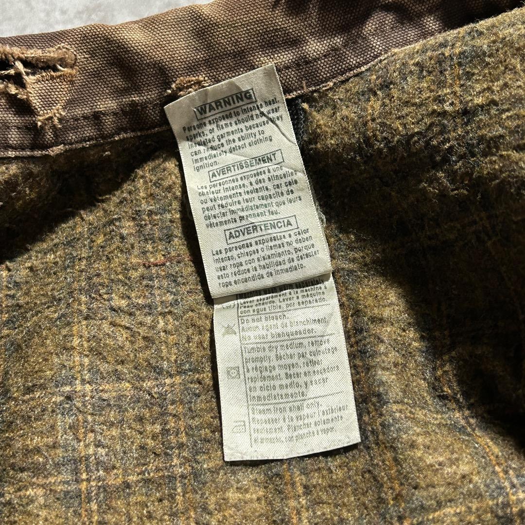 00s メキシコ製 ブラウン カーハート デトロイトジャケット ダックL