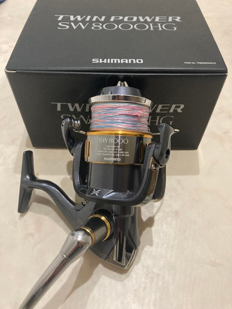 SHIMANO TWIN POWER SW8000HG スピニングリール