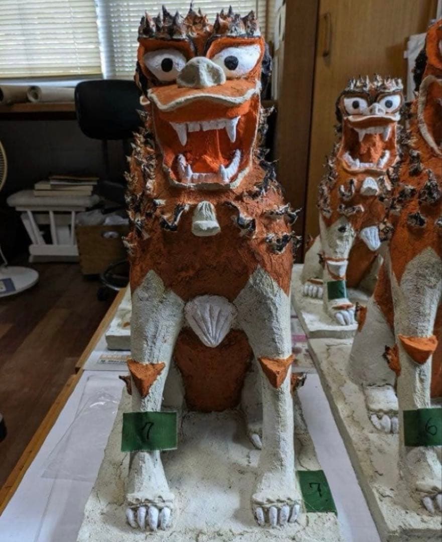 漆喰シーサー　1体