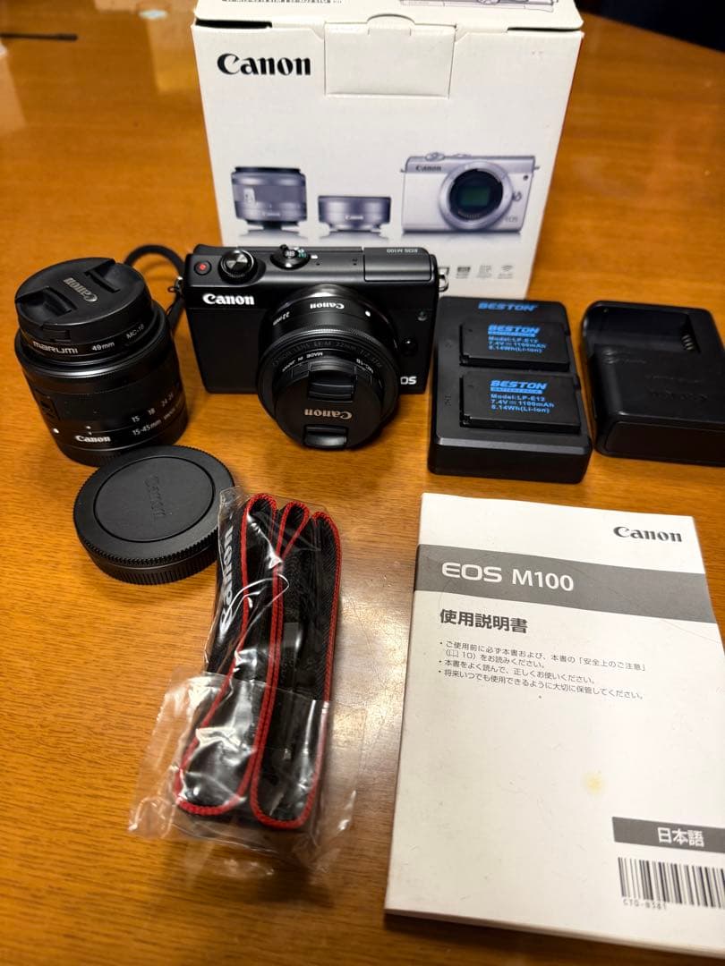 canon eos m100 ダブルレンズキット