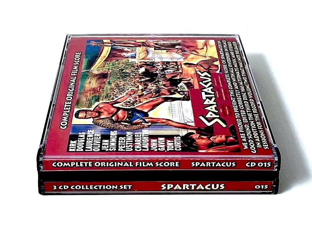廃盤 3CD スパルタカス コンプリート サウンドトラック アレックス・ノース