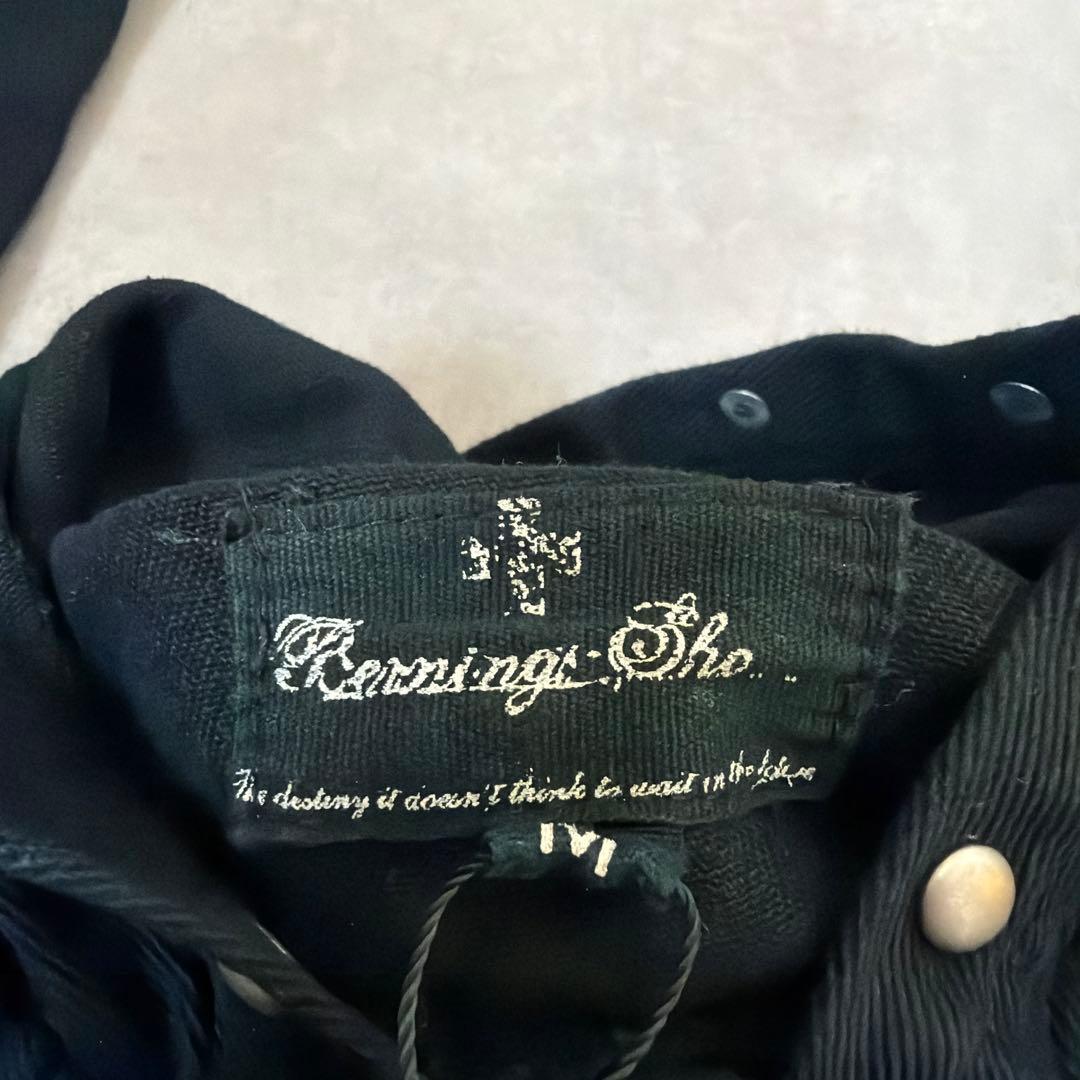 ✨新品✨バーニングショー ダメージ スタッズ スカル Y2K デニム ジャケット