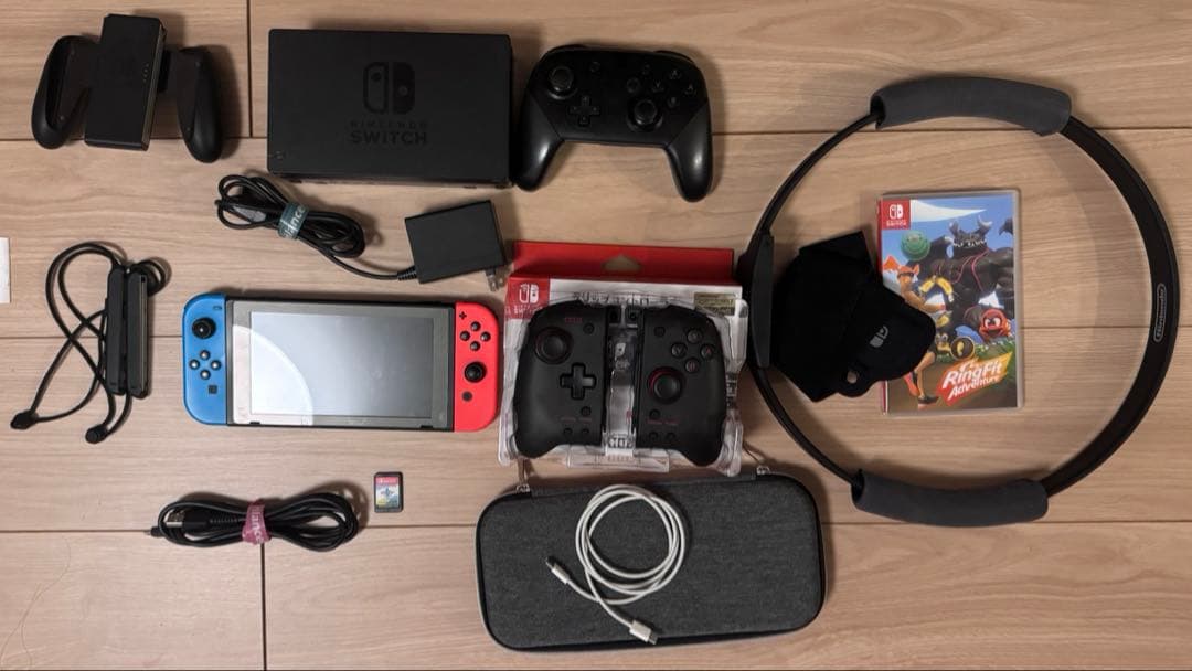 Nintendo Switch 赤/青 本体 + ゲームソフト