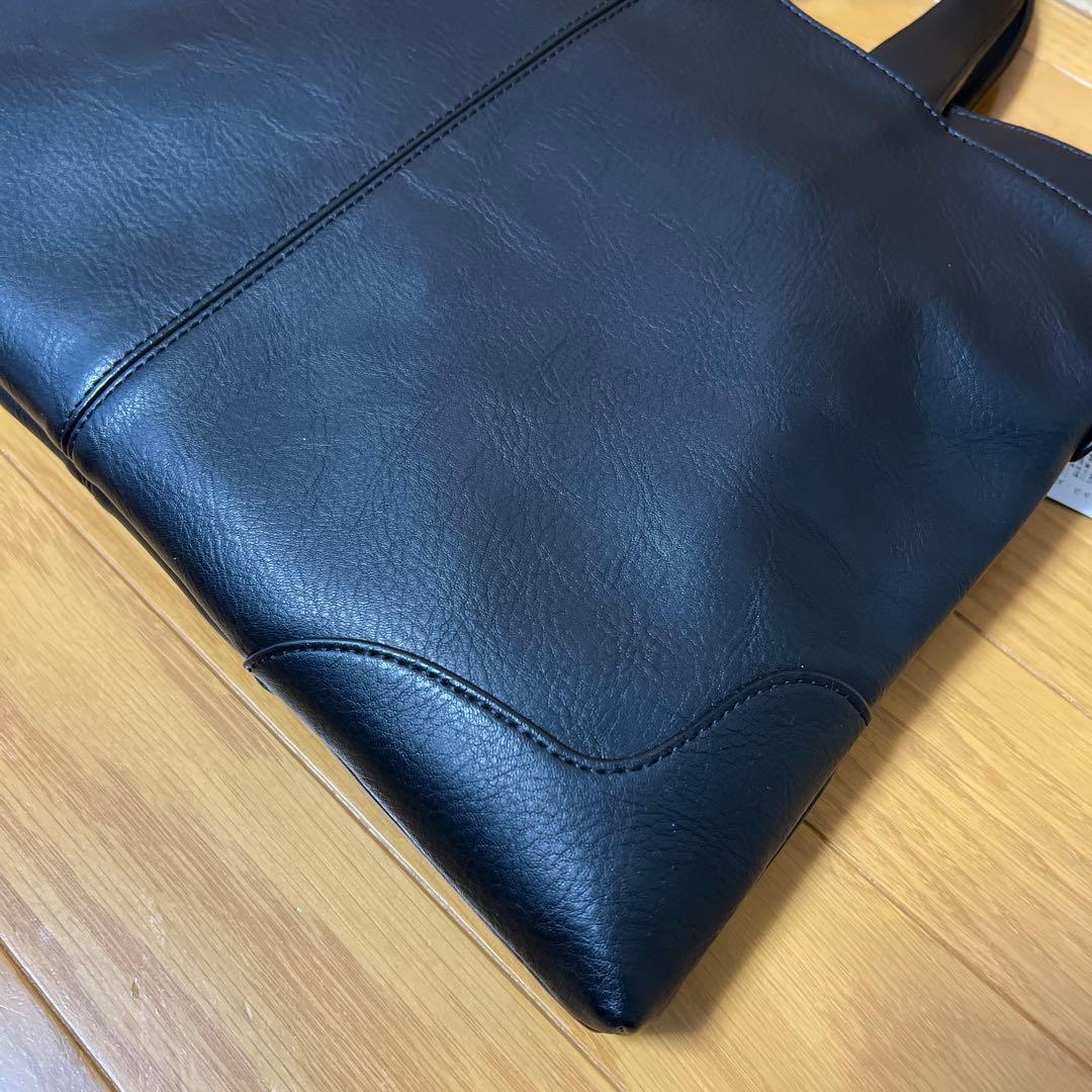 メンズビギ　フェイクレザー3WAYバッグ　ブリーフケース