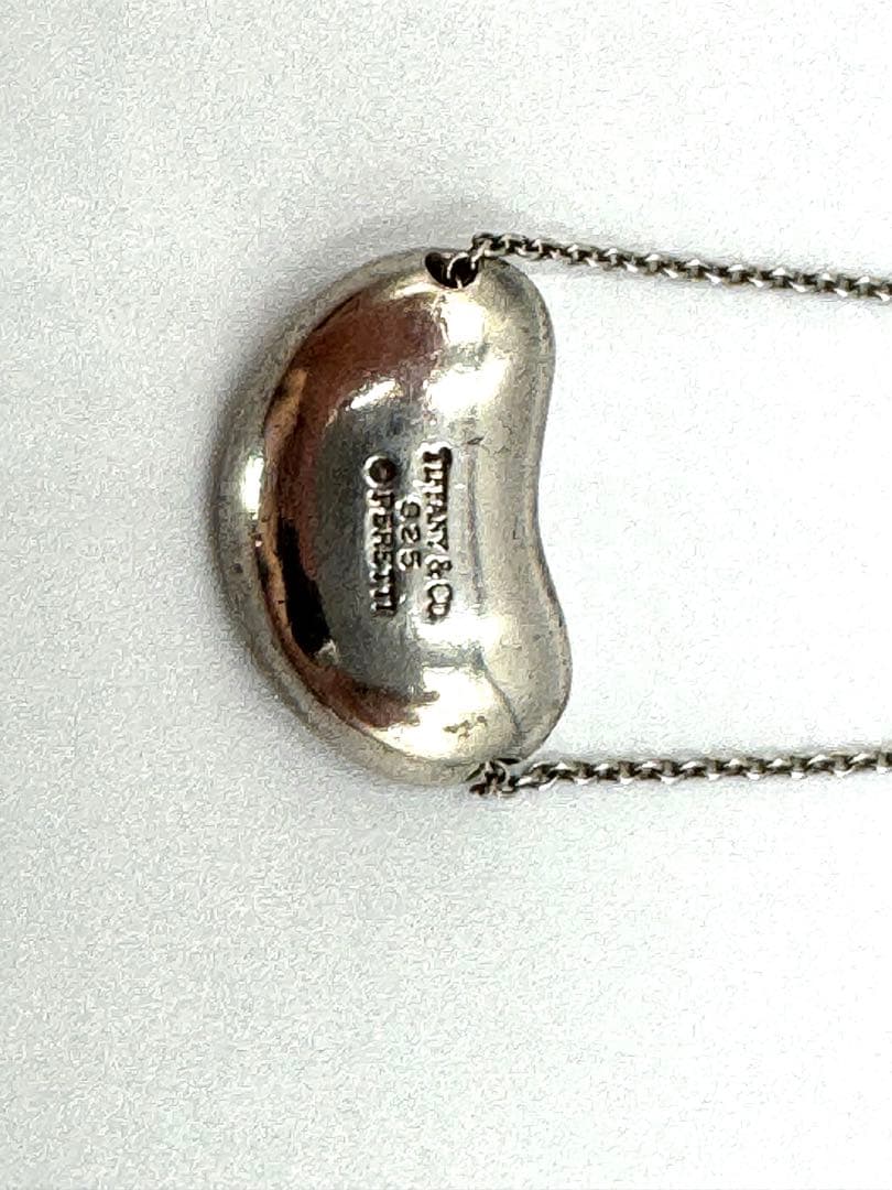 【美品】Tiffany&Co. ビーン ネックレス SV925 シルバー