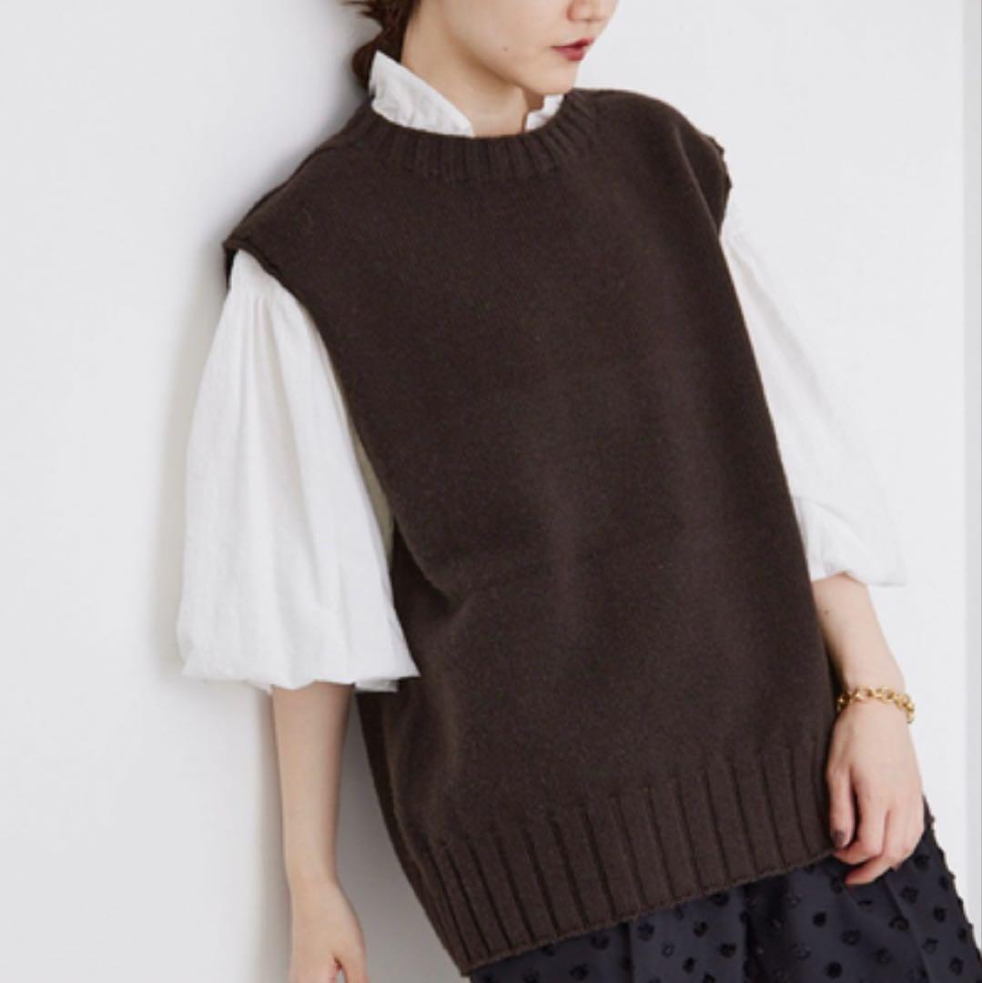 イエナ アルダニー ウール ニットベスト