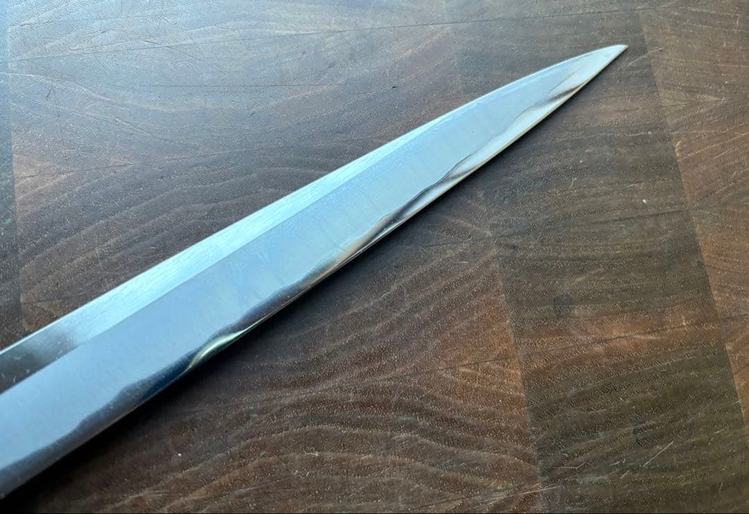 京都　有次　霞　柳刃　270mm 9寸　包丁　白鋼　和包丁　打刃物　刺身