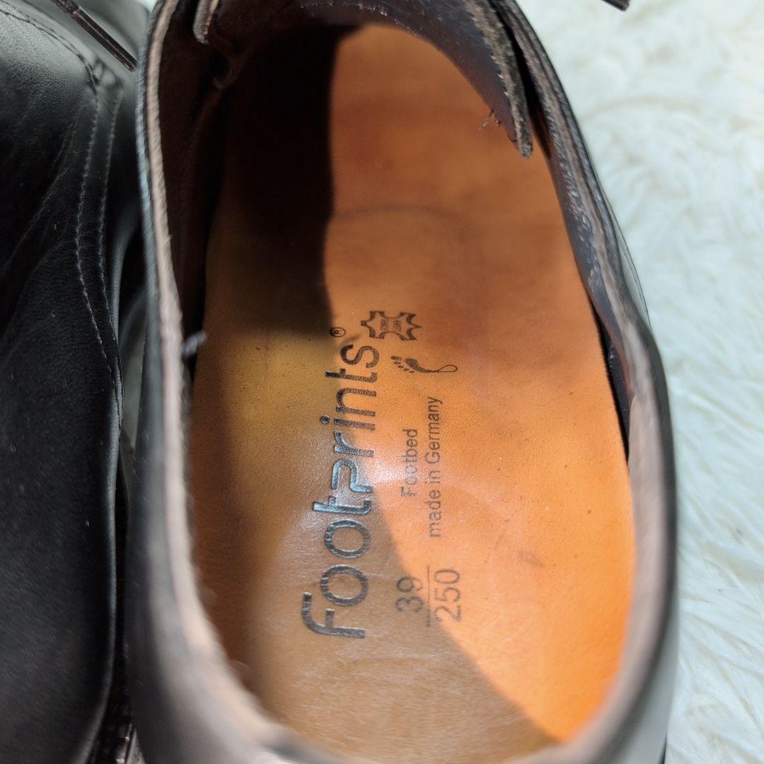 【美品】 ビルケンシュトック フットプリンツ ブラック 25.0cm