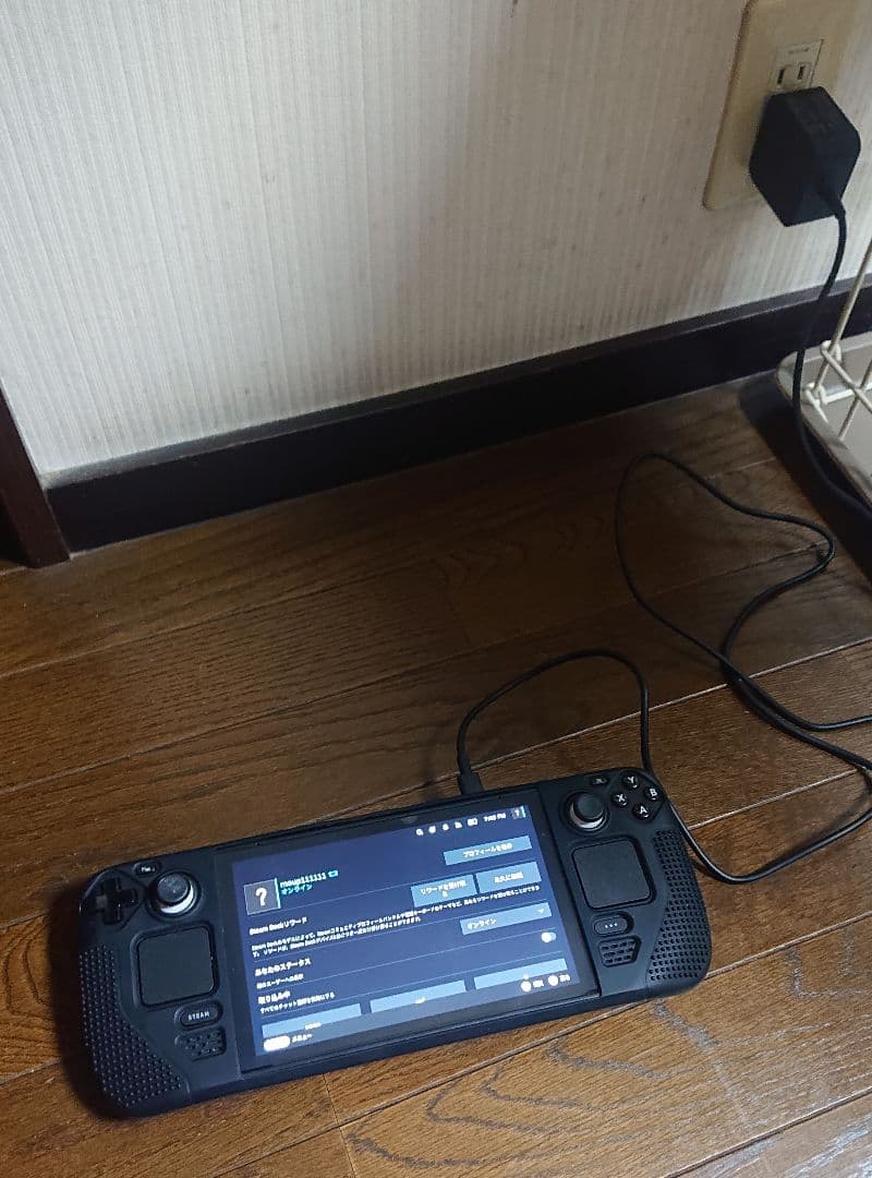 最安値！steam deck 512gbのカード付き　本体は64gb