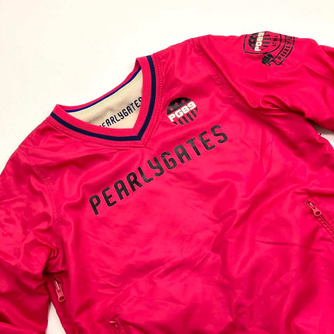 美品　PEARLYGATES スニード　裏起毛　リバーシブル　ゴルフ　ワッペン