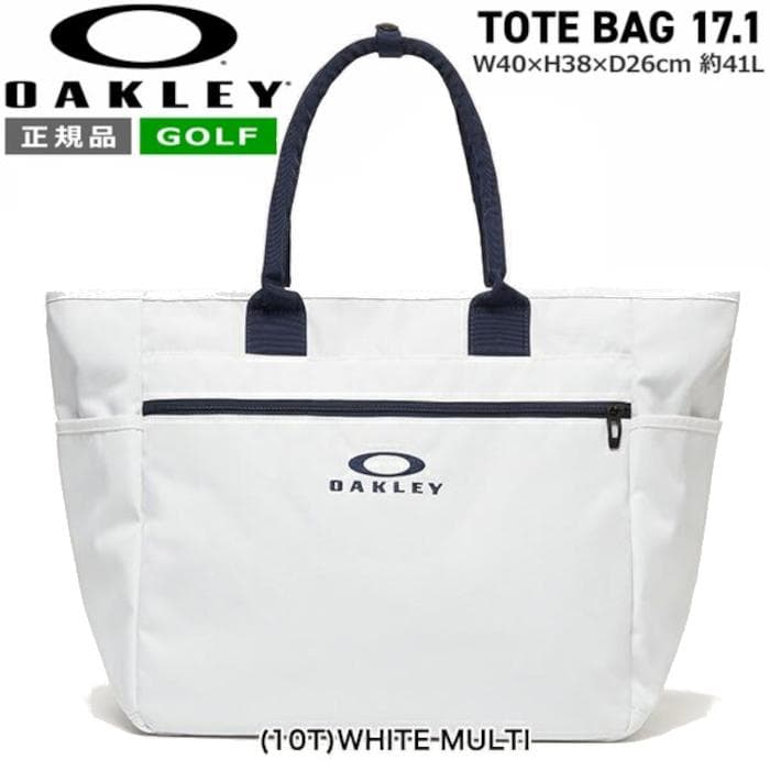 新品 OAKLEY オークリートートバッグ FOS902055 ホワイトマルチ
