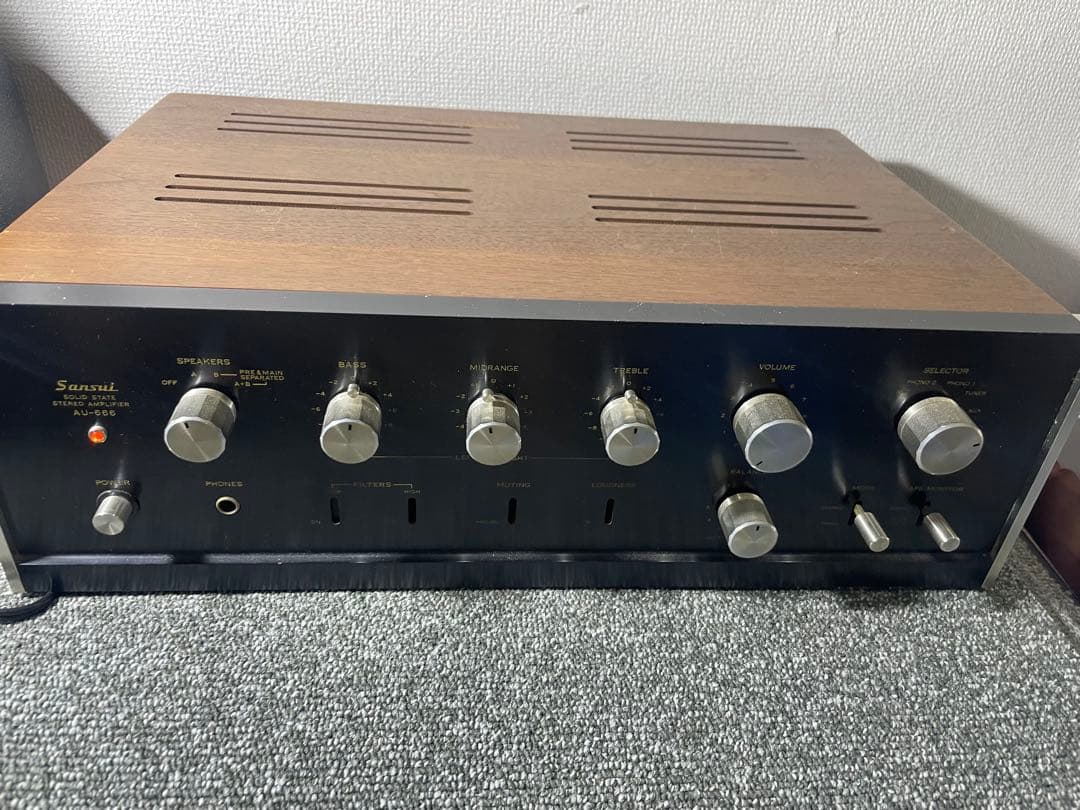 サンスイAU666プリメインアンプ