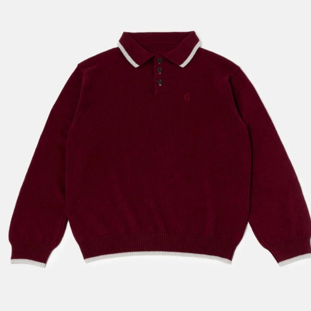 美品　simply complicated 26ss ニットポロ