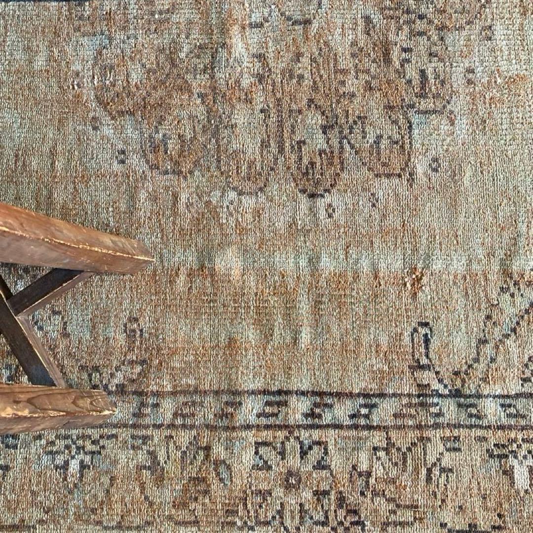 訳あり特価ロングランナーラグ　ヴィンテージラグ　トルコラグ