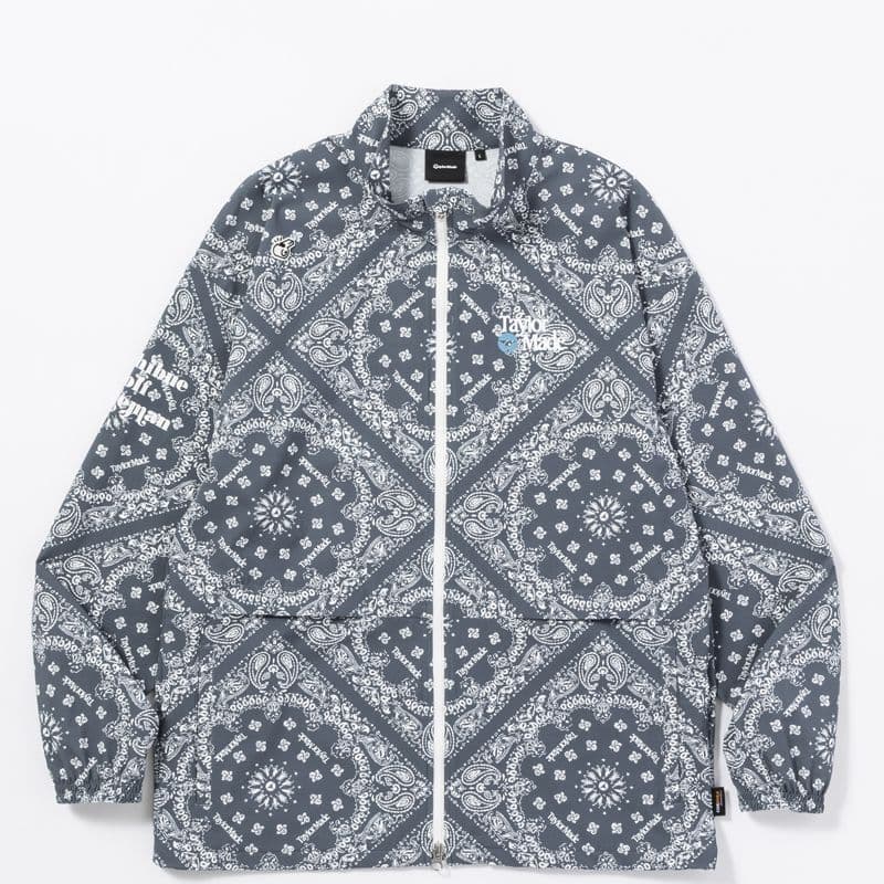 TaylorMade×Kuchibue Golf ダブルバンダナブルゾン グレー