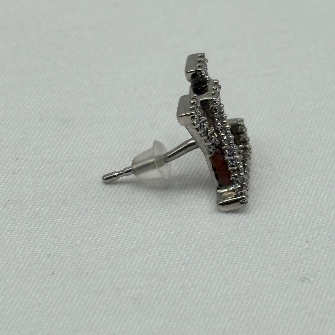 LOUIS VUITTON LV アイコニック ピアス ストーン ロゴ 片耳