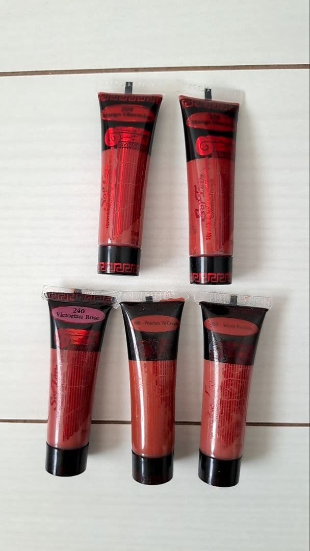 未使用未開封ありリップアートメイク色素5本セットソフタップsoftap