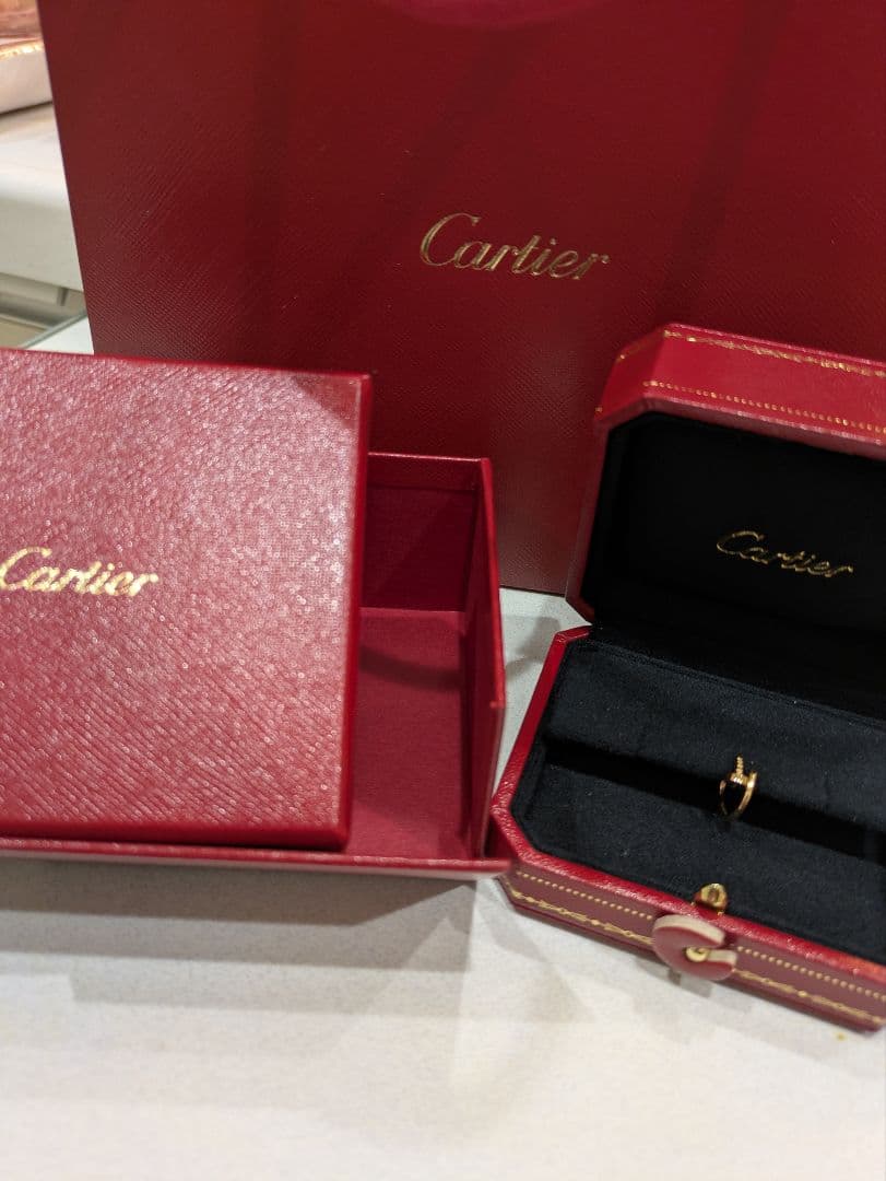 Cartier ジュストアンクル　ピアス　イエローゴールド　新品未使用