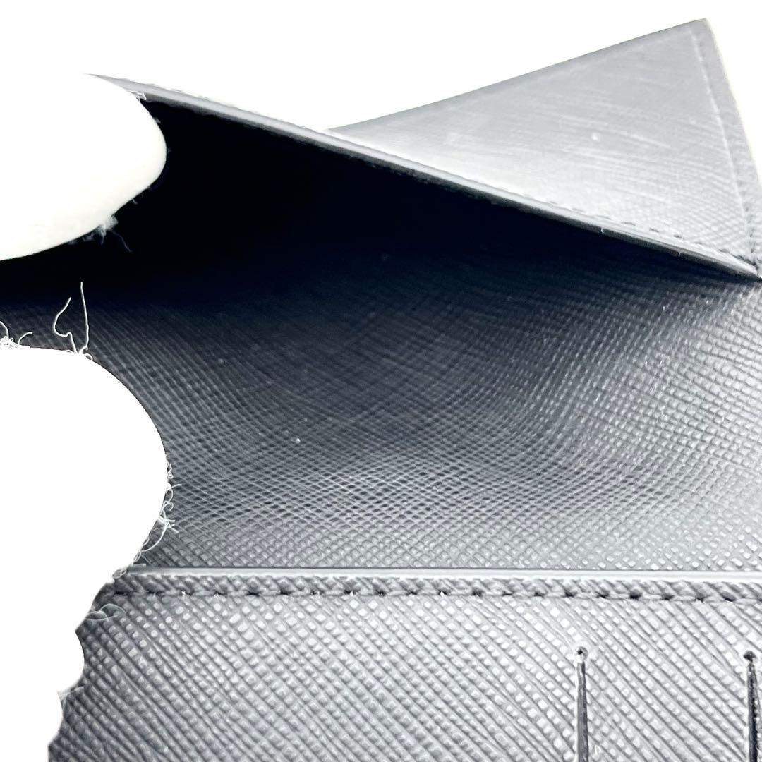 【未使用品級】ダンヒル　名刺入れ　カードケース　レザー　本革　ブラック